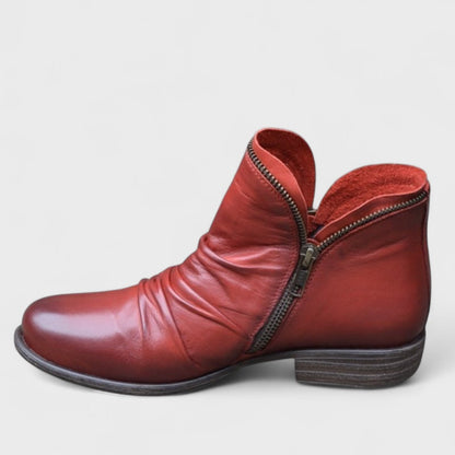 Marina - Damen Ankle Boots mit seitlichem Reißverschluss
