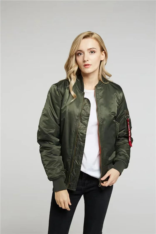 Aero – Klassische Damen Bomberjacke im Urban-Stil