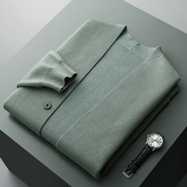 Milan – Lässige Herren Strickjacke mit Streifendetail