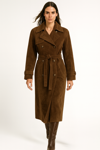 Camilla - Damen Trenchcoat mit Reverskrage