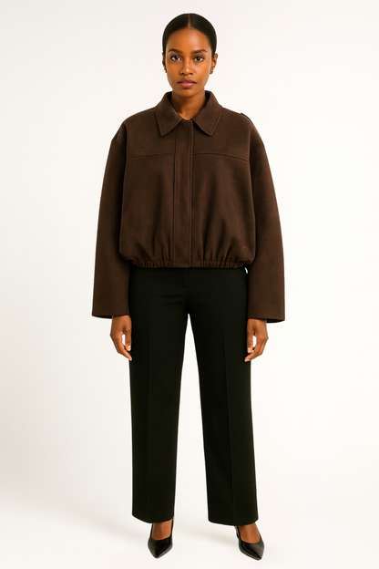 Amalia - Damen Übergangsjacke mit Kragen