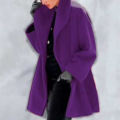 Aurora – Damen Oversize Mantel mit elegantem Schalkragen