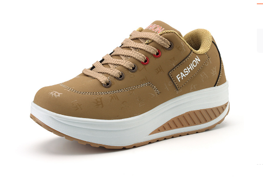 Valentina - Weiße Plateau-Sneaker für Damen