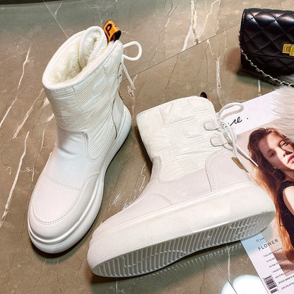 Mira – Gefütterte High-Top Winterstiefel Damen