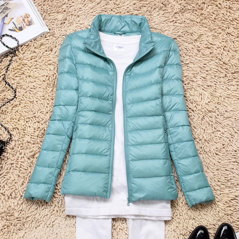 Lina – Leichte Steppjacke mit Kapuze Damen