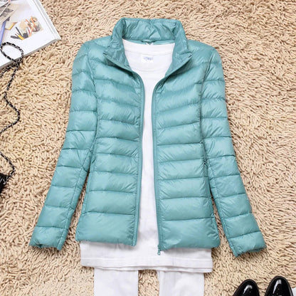 Lina – Leichte Steppjacke mit Kapuze Damen