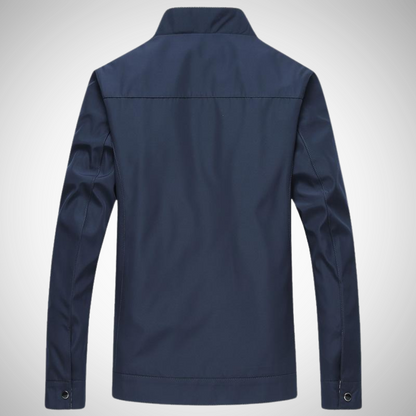 Leon – Herren Übergangsjacke mit Stehkragen und Reißverschluss