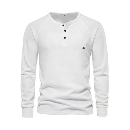 Jonas - Herren Henley Shirt mit Knopfleiste