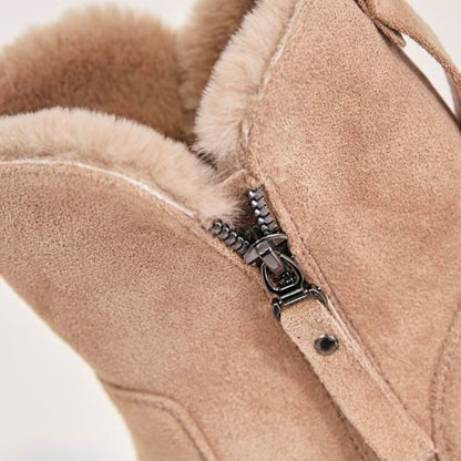 Nora - Damen Winterboots mit Reißverschluss
