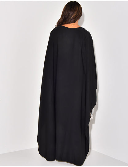 Amira – Elegantes Maxikleid mit Umhangärmel für Damen