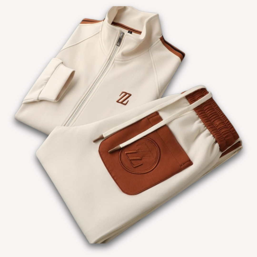 Tom – Moderner Herren Trainingsanzug mit Streifendetail