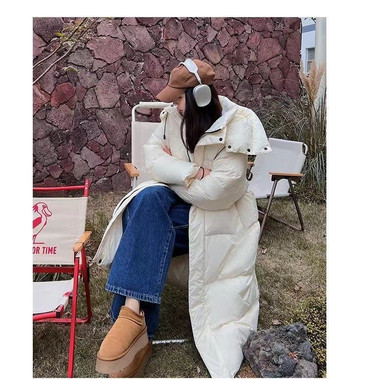 Valentina – Lange Daunenjacke für Damen