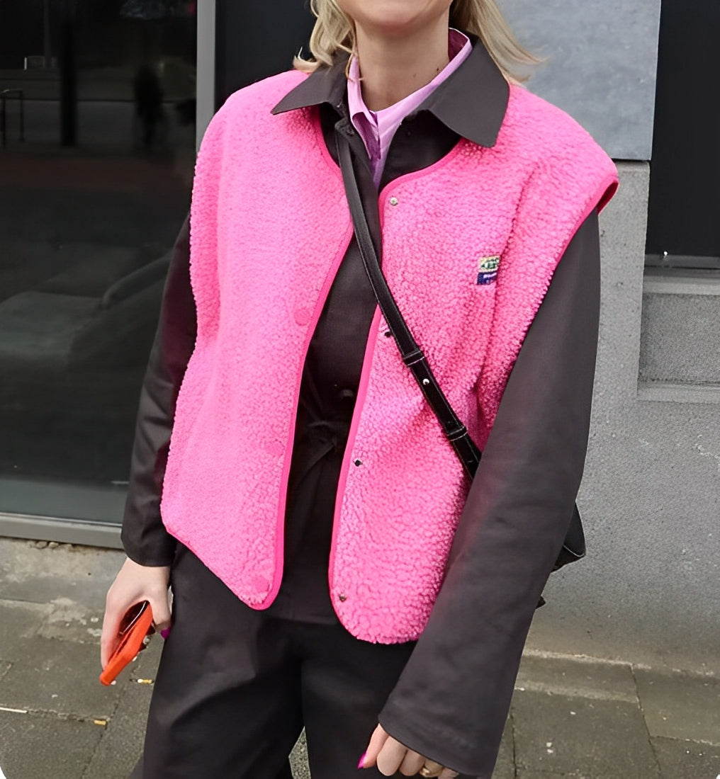 Klara – Fleece-Weste im Streetstyle-Look für Damen