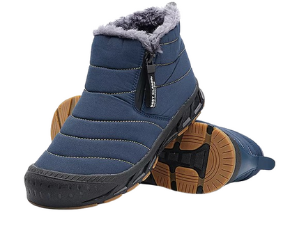 Alex – Unisex Gefütterte Winterstiefeletten mit Reißverschluss