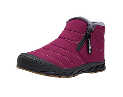 Alex – Unisex Gefütterte Winterstiefeletten mit Reißverschluss