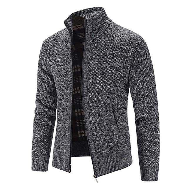 Mark – Herren Strickjacke mit Innenfutter