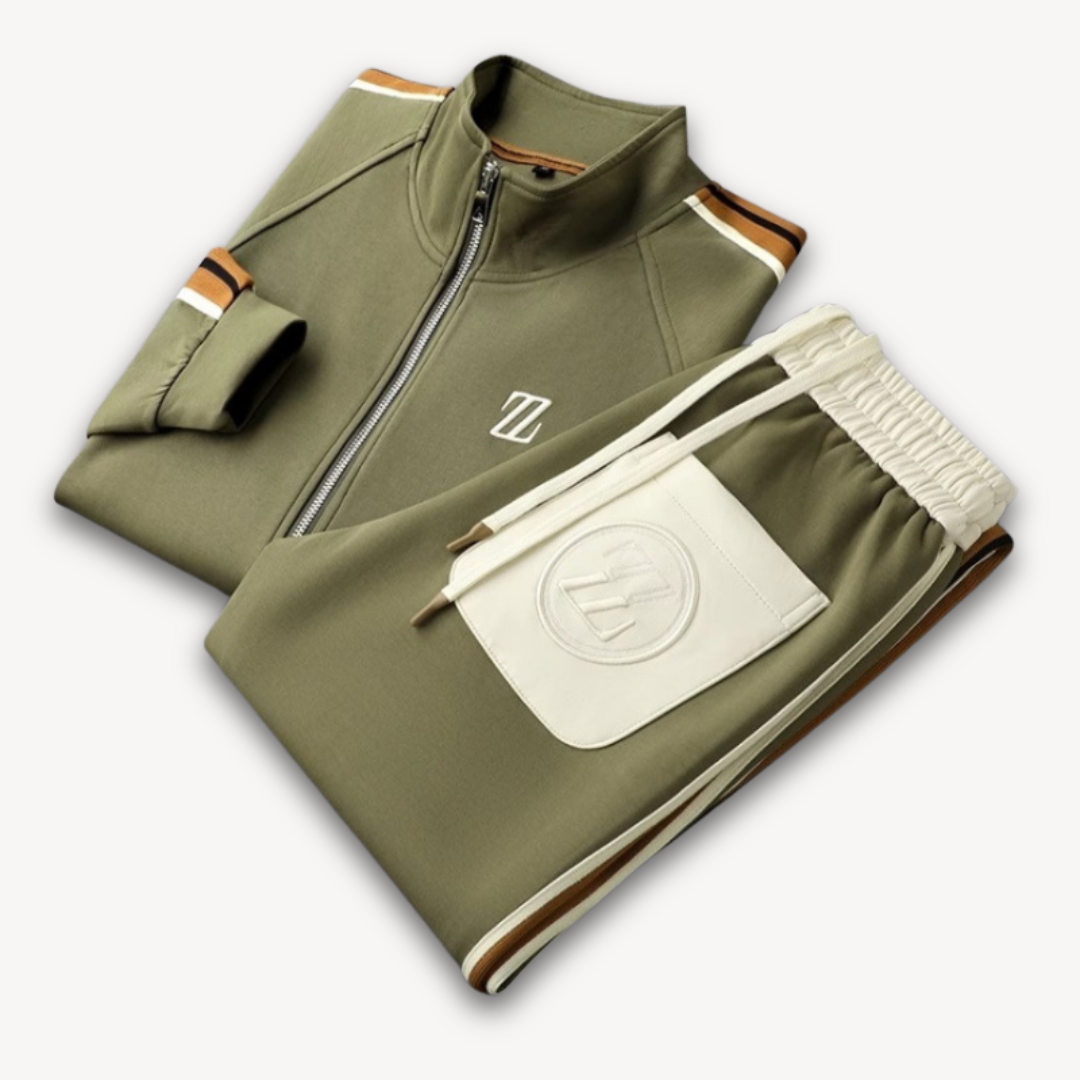 Tom – Moderner Herren Trainingsanzug mit Streifendetail