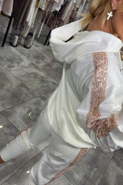 Sophia - Damen Jogginganzug mit Kapuze sportlich