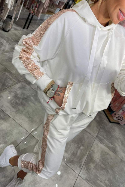 Sophia - Damen Jogginganzug mit Kapuze sportlich