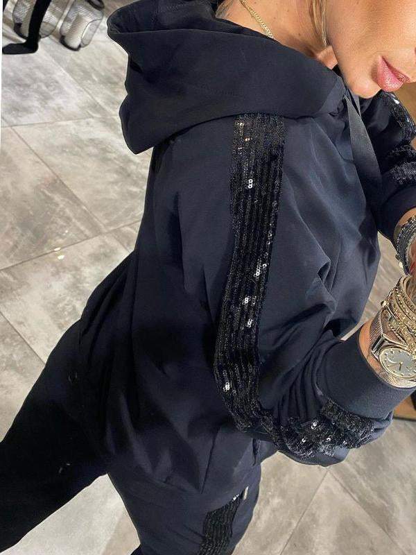 Sophia - Damen Jogginganzug mit Kapuze sportlich