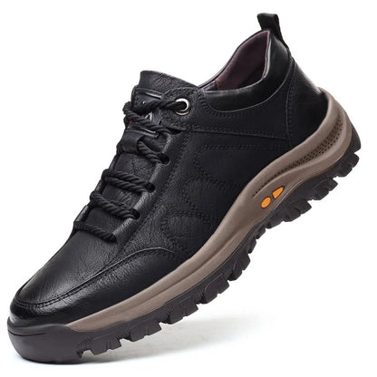 Daniel – Outdoor Herren Ledersneaker mit Profilsohle