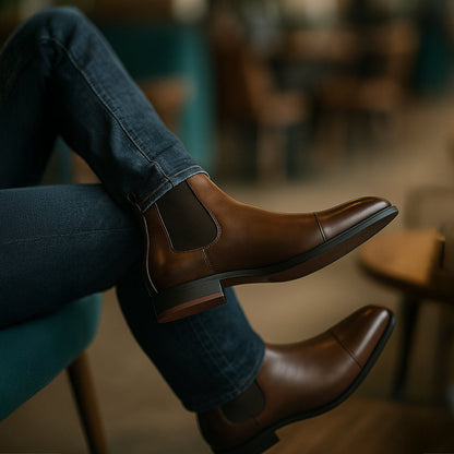 Noah – Elegante Herren Chelsea Boots aus Glattleder