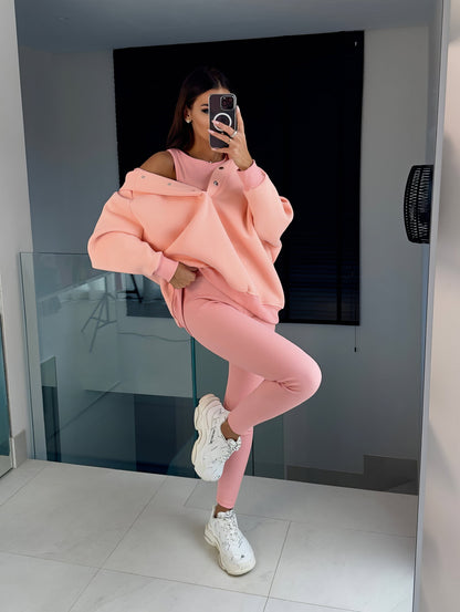 Lea – Lounge Set Damen mit Oversized Sweatshirt und Leggings