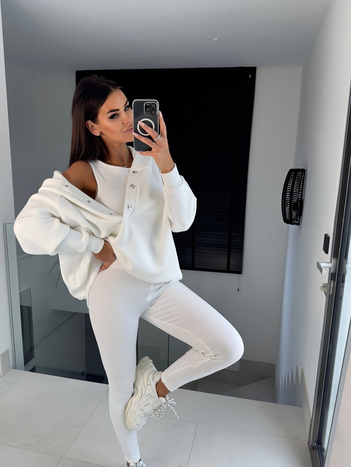 Lea – Lounge Set Damen mit Oversized Sweatshirt und Leggings