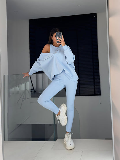 Lea – Lounge Set Damen mit Oversized Sweatshirt und Leggings