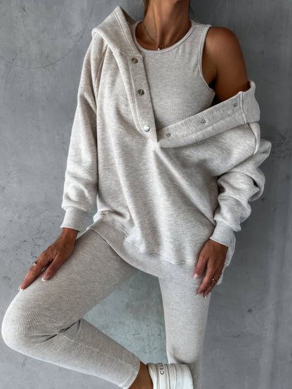 Lea – Lounge Set Damen mit Oversized Sweatshirt und Leggings