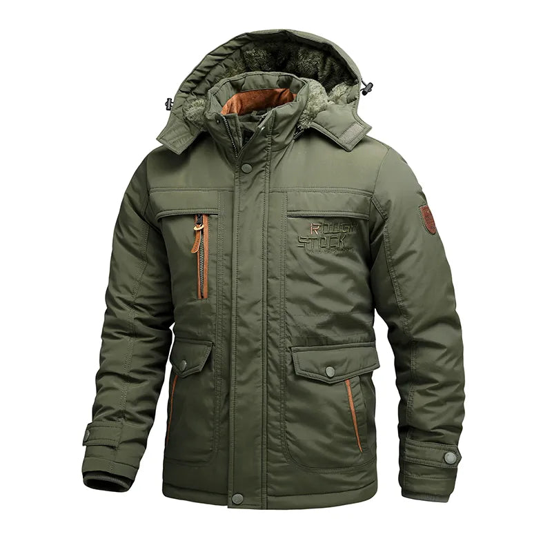 Felix – Robuste Herren Winterjacke mit Kapuze