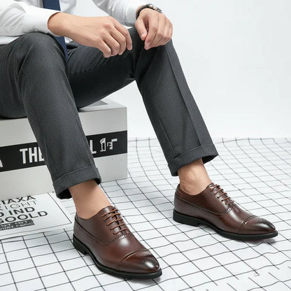 Lukas – Klassischer Herren Oxford-Schuh aus Echtleder