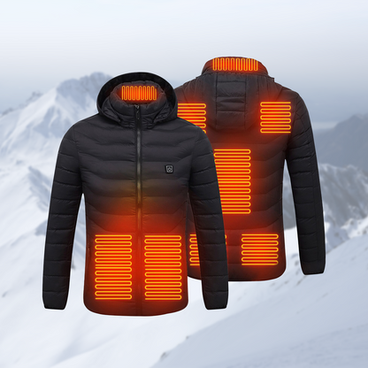 Maximilian  – Beheizbare Herren Winterjacke mit Kapuze