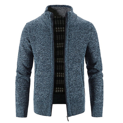 Mark – Herren Strickjacke mit Innenfutter